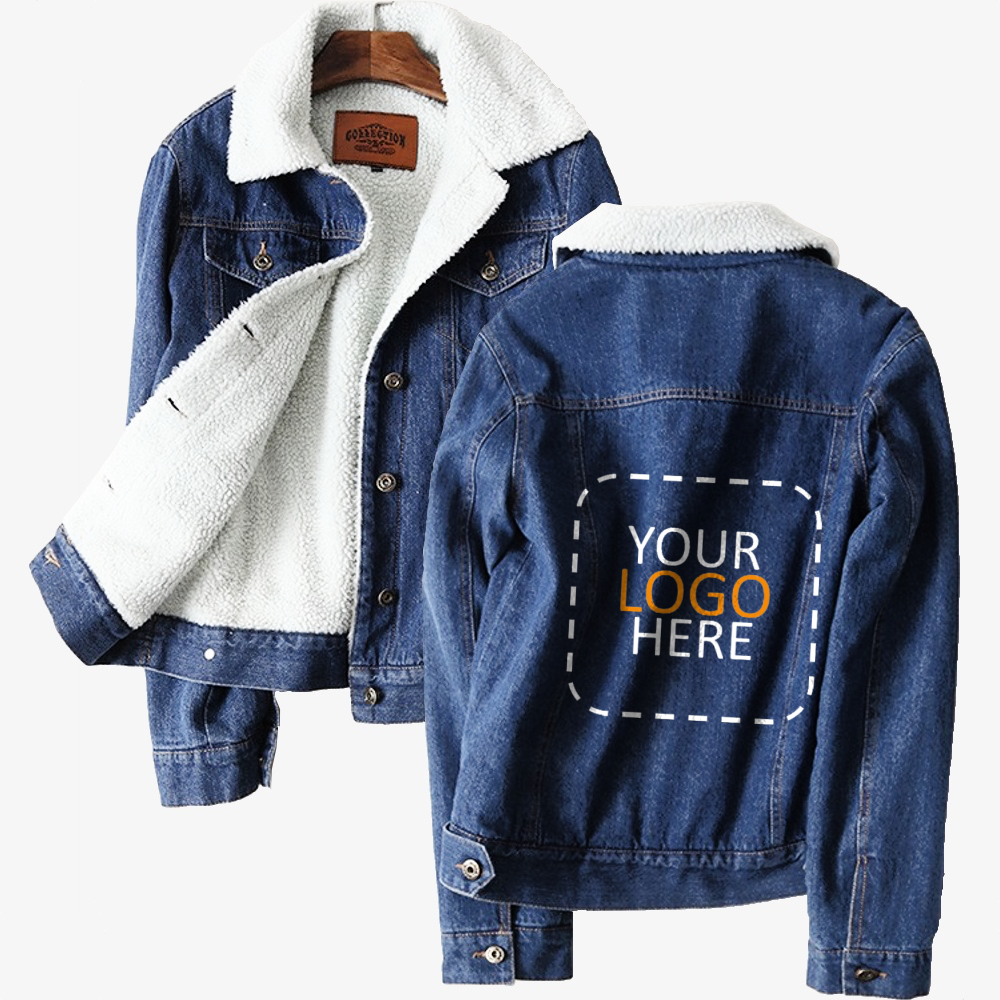 Customizable Classic Lined Denim Jacket